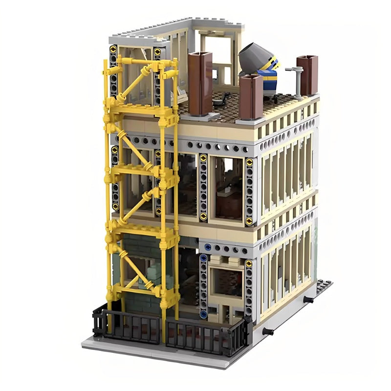 Urban Construction Site MOC Modular Building Kit - 3