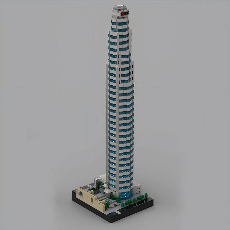US Bank Tower LA Skyscraper MOC Building Kit | Modern City Landmark Model - 2