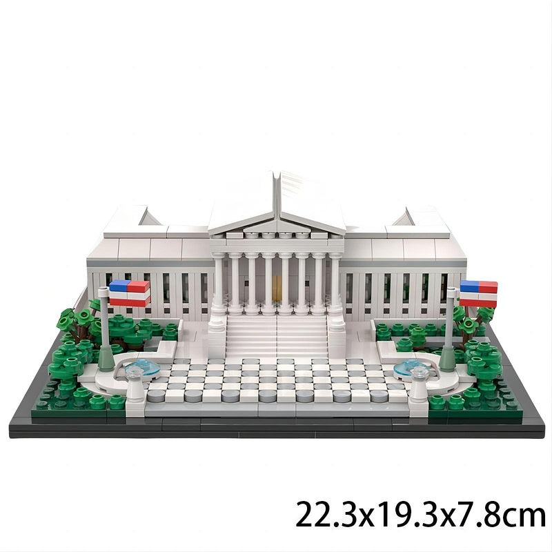 US Supreme Court Building MOC Building Kit | Landmark Architecture Model - 2