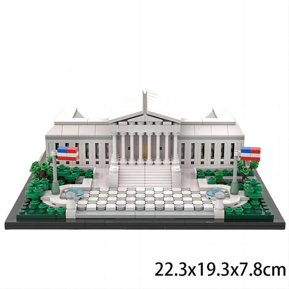 US Supreme Court Building MOC Building Kit | Landmark Architecture Model - 2