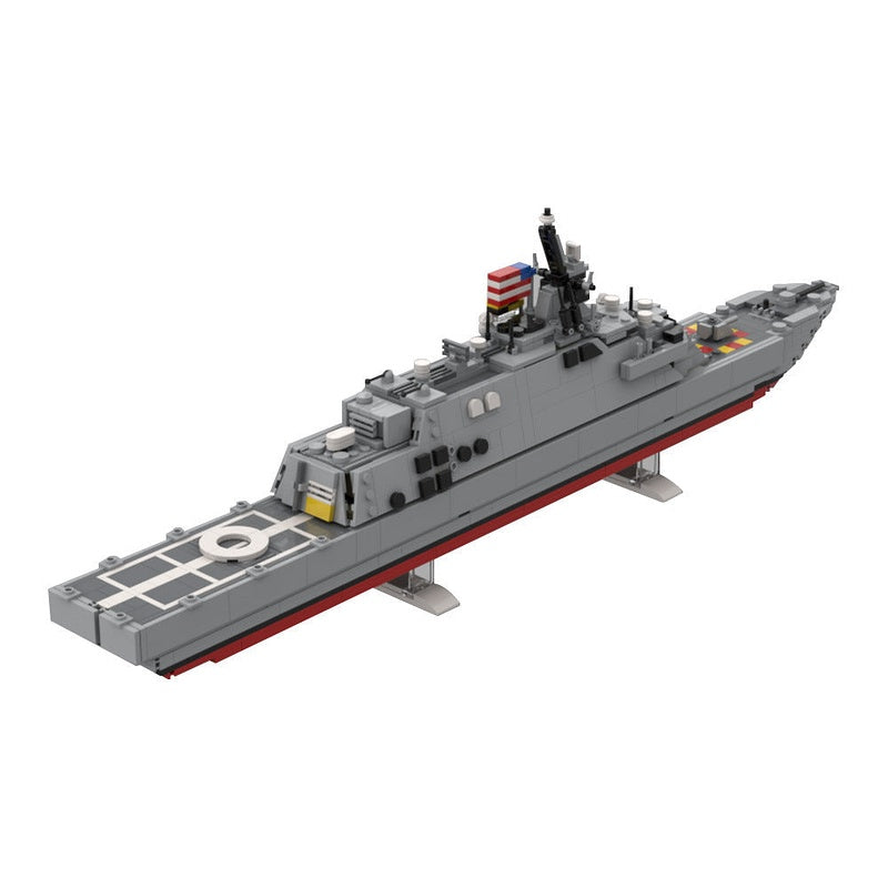 USS Freedom LCS-1 MOC Building Kit | Modern Warship Vessel Model - 1