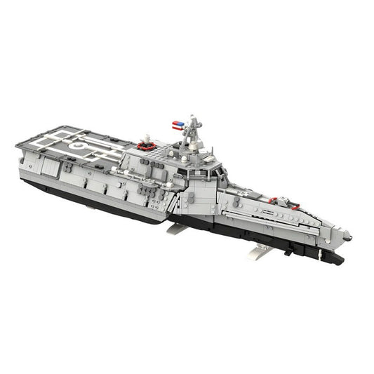 USS Independence LCS Warship Building Kit | LEGO-Compatible MOC - 1