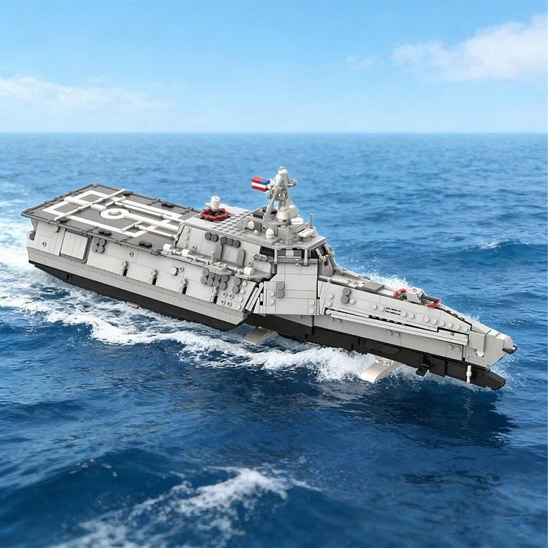 USS Independence LCS Warship MOC Building Kit | Modern Naval Vessel - 5