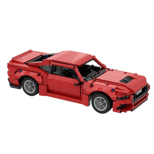 V8 Muscle Car GT MOC Building Kit | Performance Vehicle Model - 1
