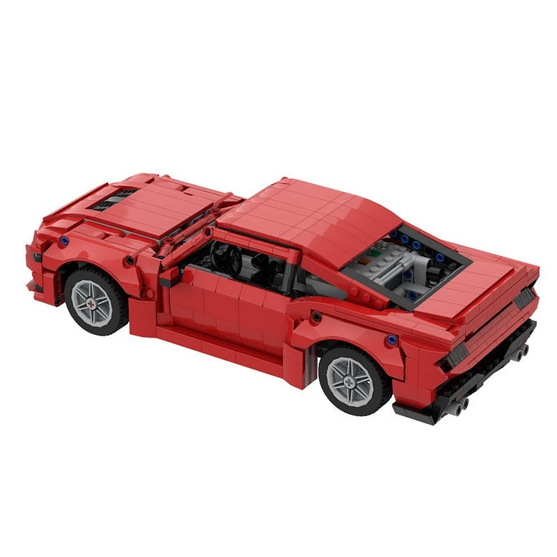 V8 Muscle Car GT MOC Building Kit | Performance Vehicle Model - 2