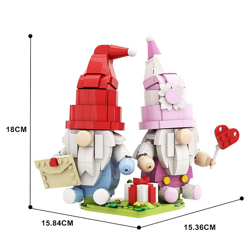 Valentine's Day Faceless Doll MOC Character Figure Building Kit - 5