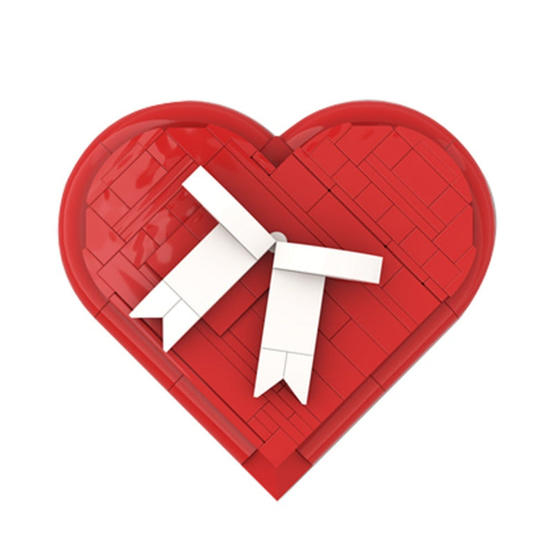 Valentine's Day Heart Box MOC Decorative Building Kit - 1