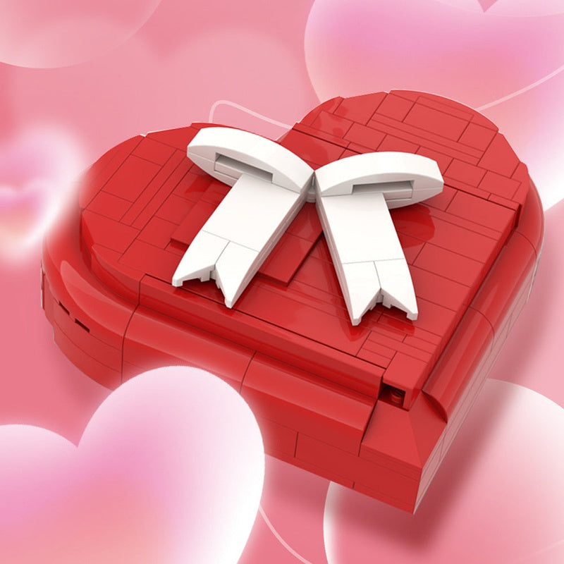 Valentine's Day Heart Box MOC Decorative Building Kit - 2