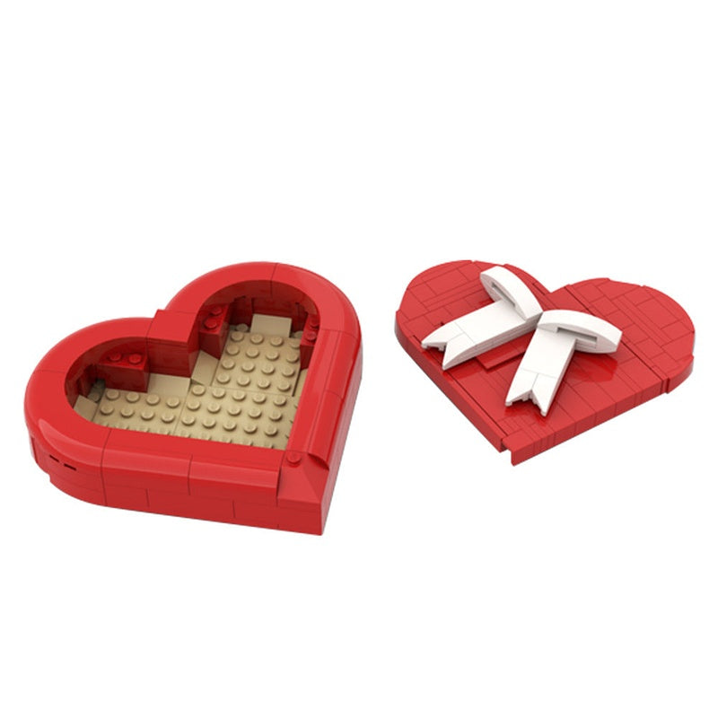 Valentine's Day Heart Box MOC Decorative Building Kit - 3