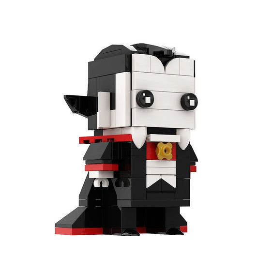 Vampire Cube Character MOC Building Kit | Halloween Fantasy Figure Model - 1