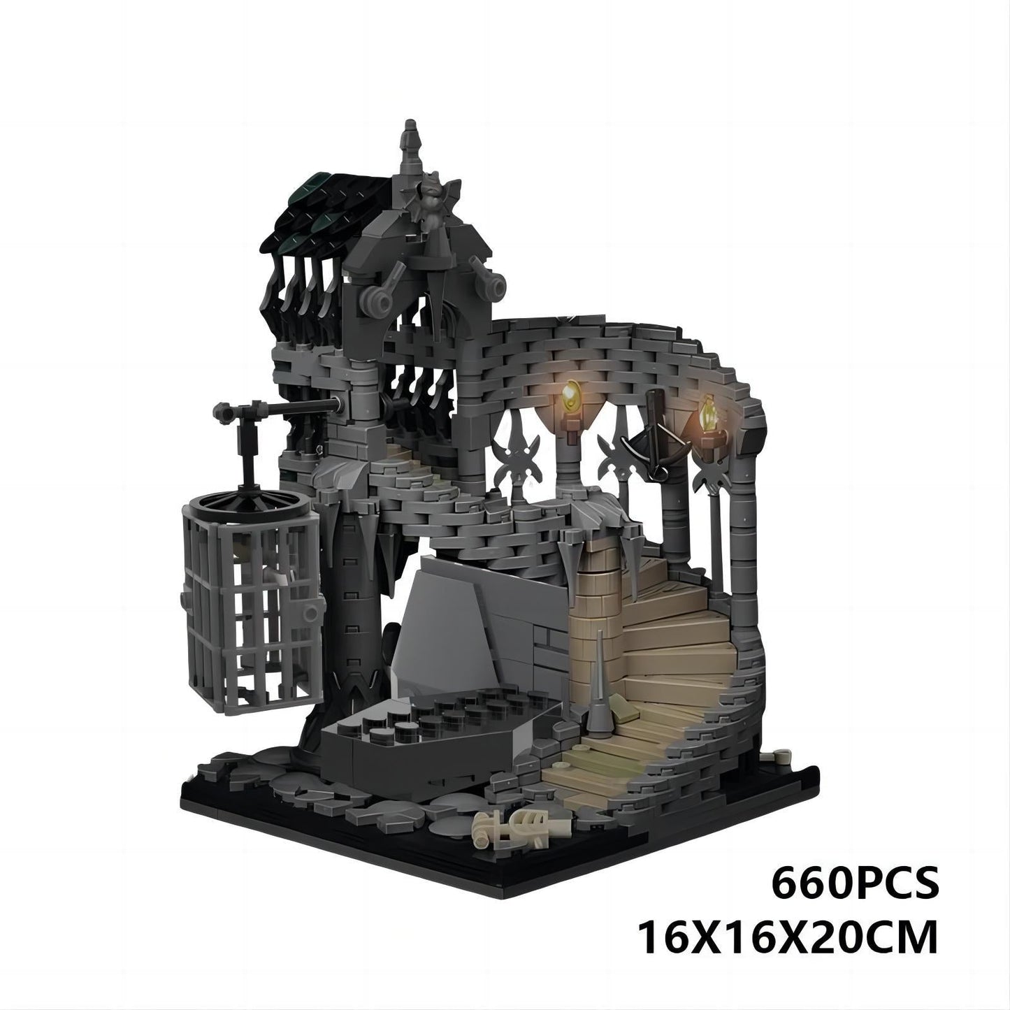 Vampire Dungeon Building Kit | LEGO-Compatible MOC - 5