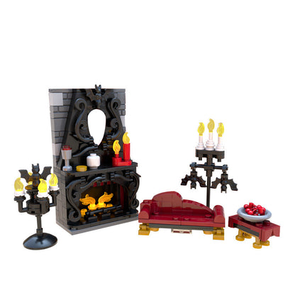 Vampire Furniture Full PACK Building Kit | Halloween | LEGO-Compatible MOC - 6