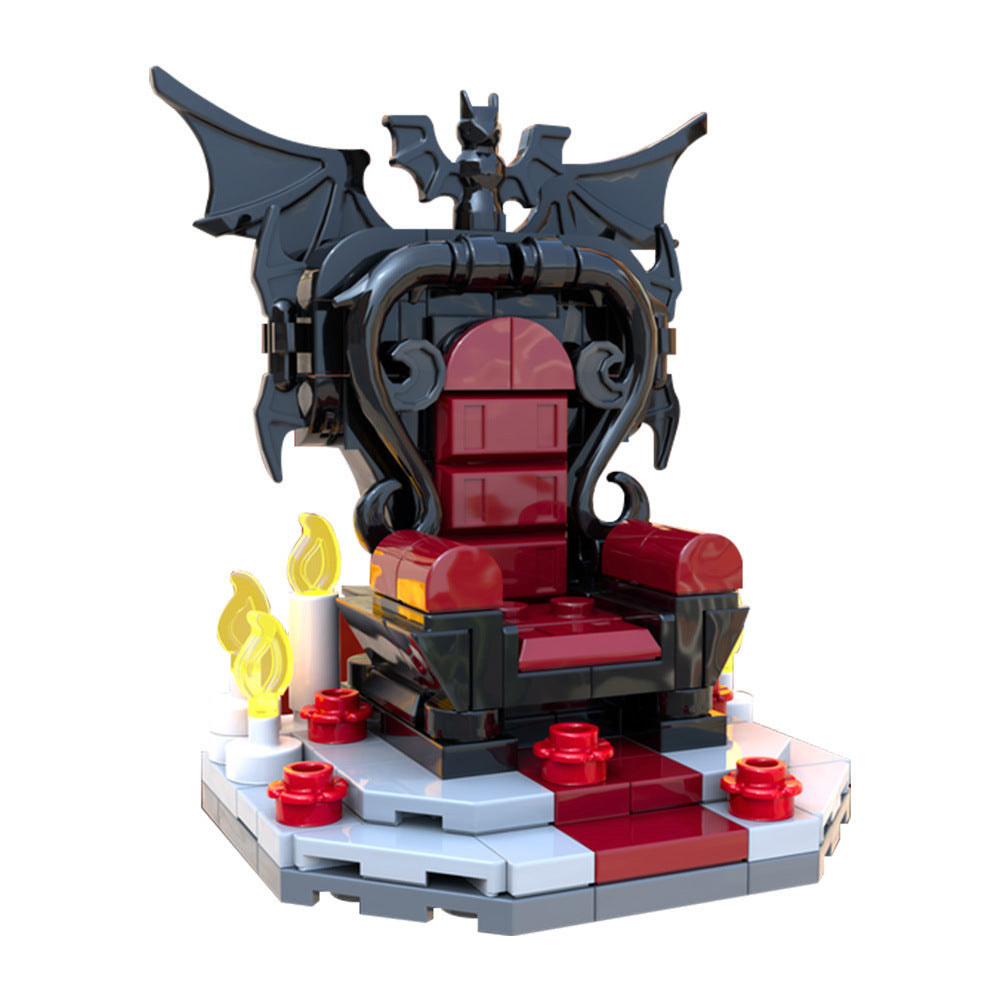 Vampire Throne Building Kit | Halloween | LEGO-Compatible MOC - 1