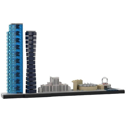 Vancouver Skyline MOC Architecture Building Kit | City Skyline Model - 1