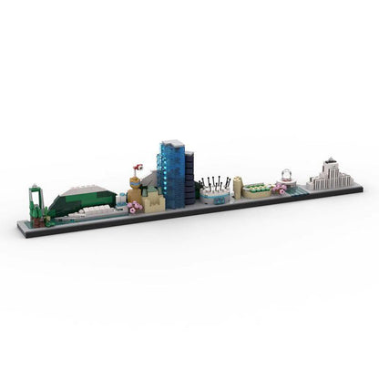 Vancouver Skyline MOC Architecture Building Kit | City Skyline Model - 4