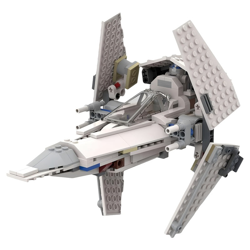 Variable-Wing Space Interceptor Starfighter MOC Building Kit - 1