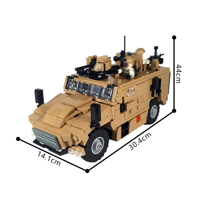 VBMR-L Serval 4x4 Armored Vehicle MOC Building Kit - 2
