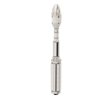 Vega & Vega-C Launcher MOC Building Kit | 1:110 Space Rocket Model - 4