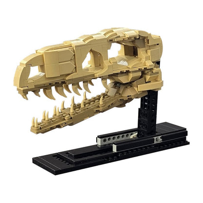 Velociraptor Fossil Skull MOC Building Kit | Dinosaur Display Model - 5