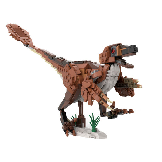 Velociraptor Mongoliensis Building Kit | LEGO-Compatible MOC - 1