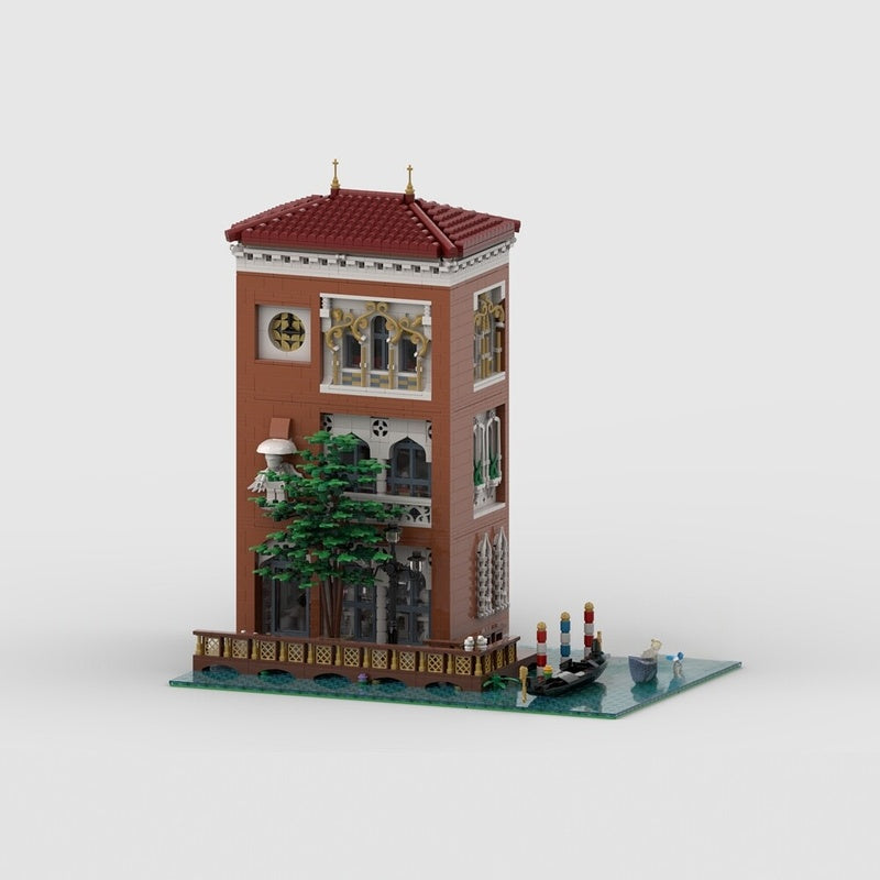 Venetian Canal Art Gallery MOC Building Kit - 3