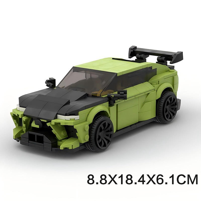 Verde Green Luxury Widebody Hyper SUV Building Kit | LEGO-Compatible MOC - 6