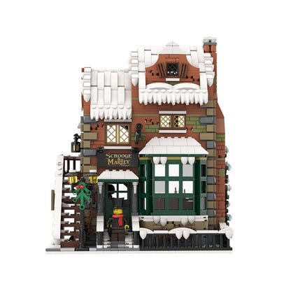 Victorian Winter Counting House MOC Building Kit - 2