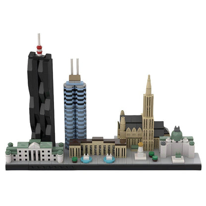 Vienna Skyline Building Kit | Austria Landmark LEGO-Compatible MOC - 3