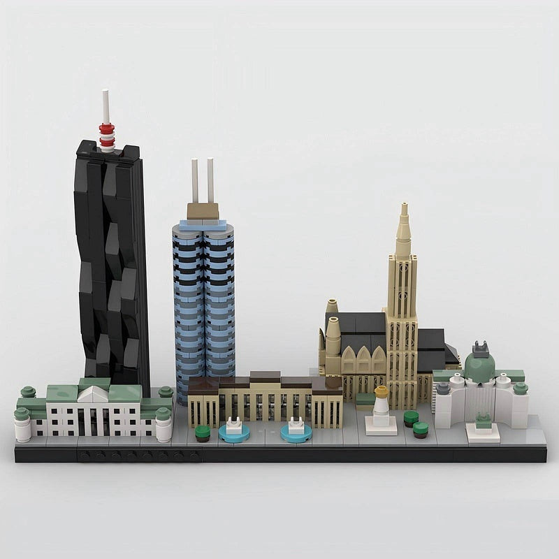Vienna Skyline MOC Building Kit | Austrian Landmark Architecture Model - 2