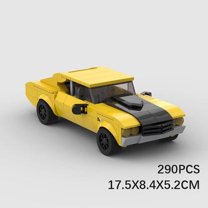 Vigilante Investigator Muscle Car Building Kit | LEGO-Compatible MOC - 4