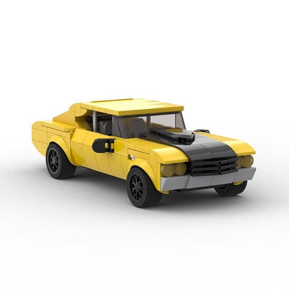 Vigilante Investigator Muscle Car MOC Building Kit | Street Vehicle Model - 4
