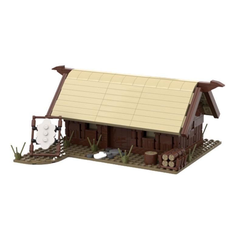 Viking Hut Building Kit | LEGO-Compatible MOC - 1