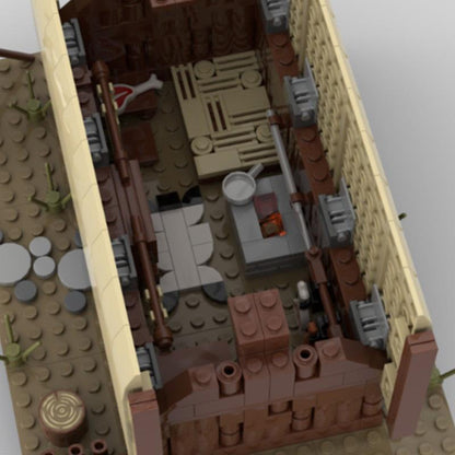 Viking Hut Building Kit | LEGO-Compatible MOC - 3