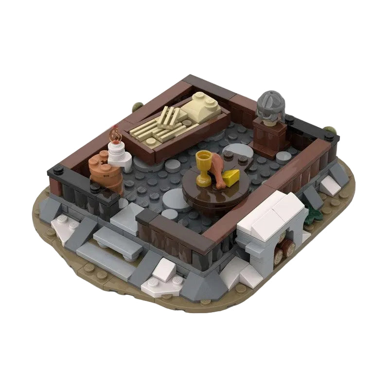 Viking Small Hut Building Kit | LEGO-Compatible MOC - 3