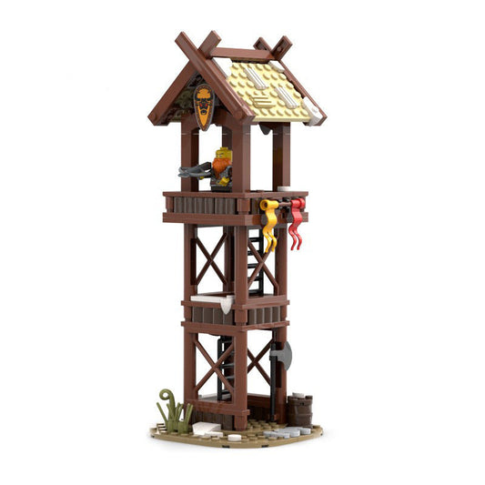 Viking Tower Building Kit | LEGO-Compatible MOC - 1