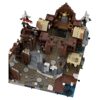Viking Village Expansion Longhouse MOC Building Kit - 5
