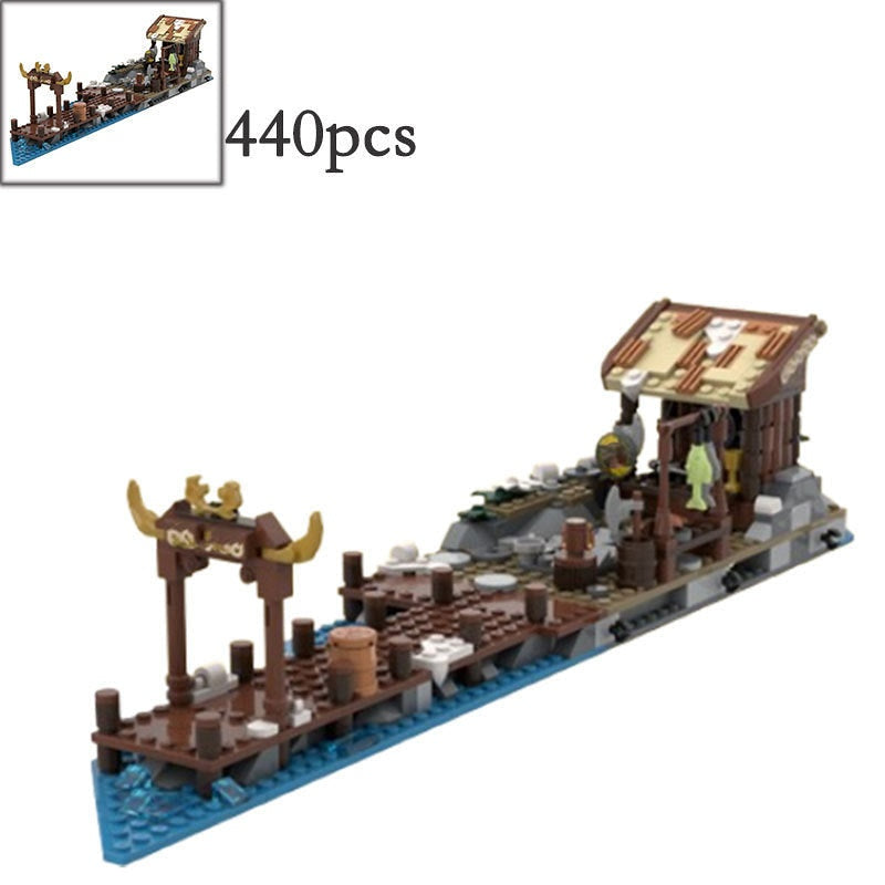 Viking Village Expansion MOC Architecture Building Kit - 4