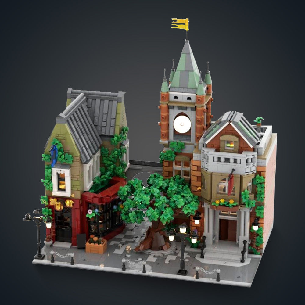 Village Square Building Kit | Compatible MOC - 2