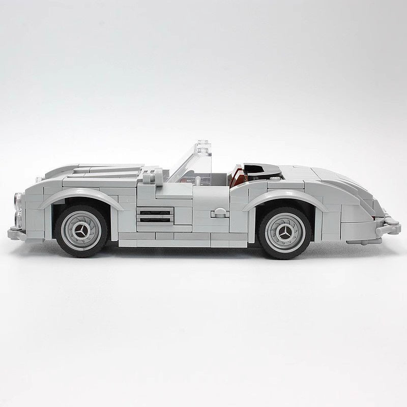 Vintage 300 SL Roadster & Gullwing Sports Car Building Kit | 8 studs Compatible MOC - 2