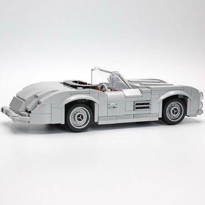 Vintage 300 SL Roadster & Gullwing Sports Car Building Kit | 8 studs LEGO-Compatible MOC - 1