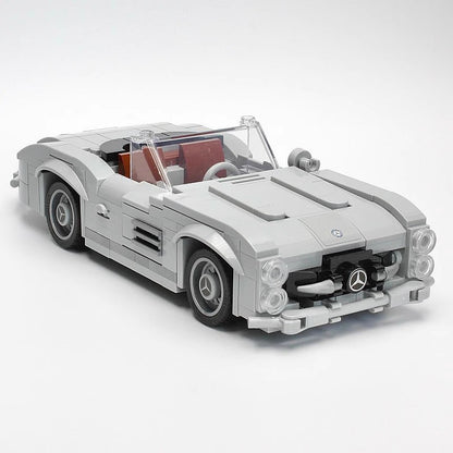 Vintage 300 SL Roadster & Gullwing Sports Car Building Kit | 8 studs LEGO-Compatible MOC - 3