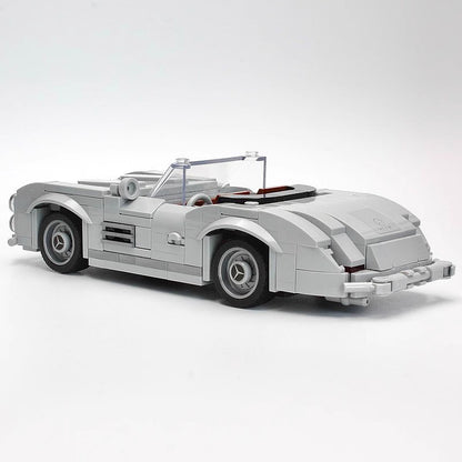 Vintage 300 SL Roadster & Gullwing Sports Car Building Kit | 8 studs LEGO-Compatible MOC - 4