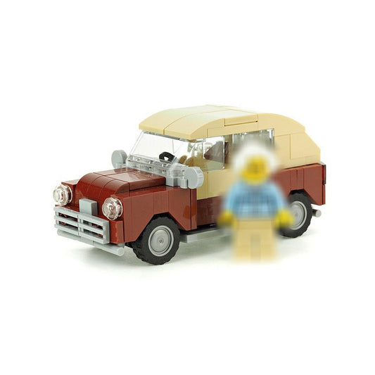 Vintage Classic Car MOC Building Kit | Retro Vehicle Model - 1