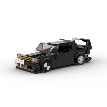 Vintage E-190 EVO Racing Sedan MOC Building Kit | 8-Wide Car Model - 1