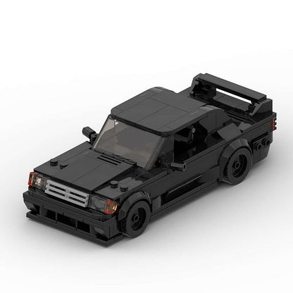 Vintage E-190 EVO Racing Sedan MOC Building Kit | 8-Wide Car Model - 3