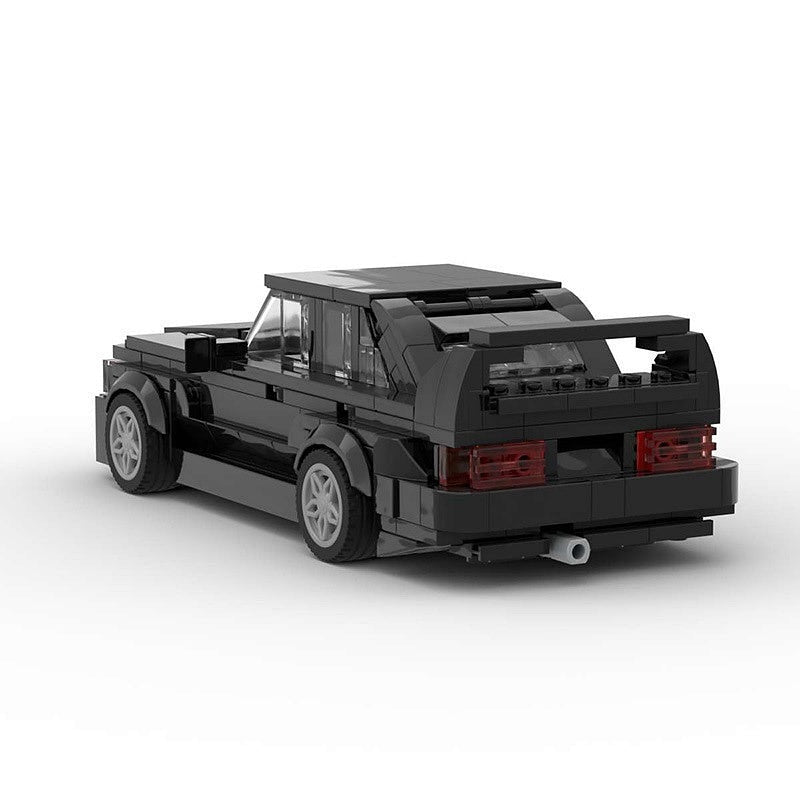 Vintage E-190 EVO Racing Sedan MOC Building Kit | 8-Wide Car Model - 7