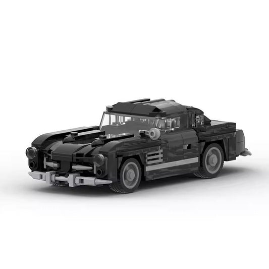 Vintage Gullwing Coupe Classic German Sports Car Building Kit | LEGO-Compatible MOC - 1