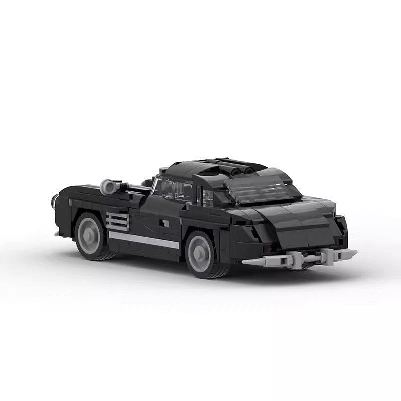 Vintage Gullwing Coupe MOC Building Kit | Classic Sports Car Model - 3