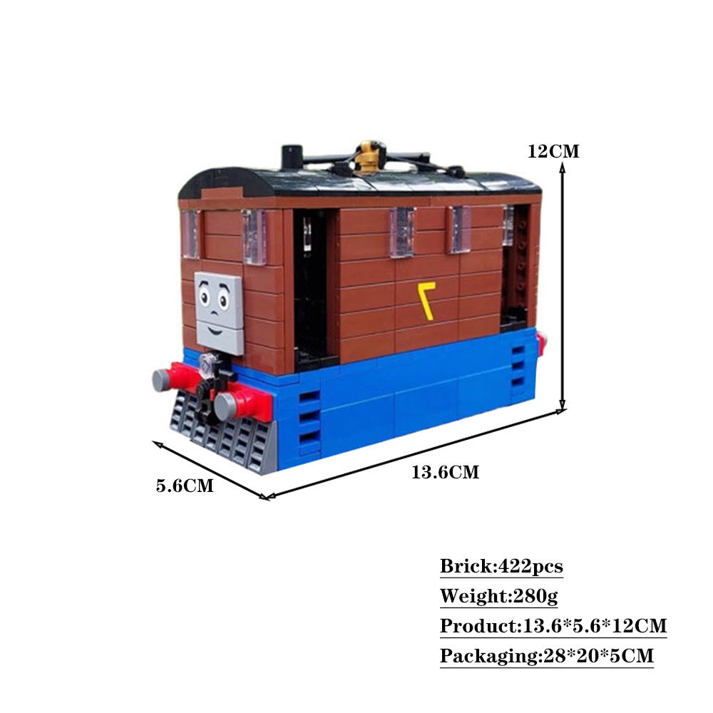 Vintage Steam Tram Engine Building Kit | LEGO-Compatible MOC - 2