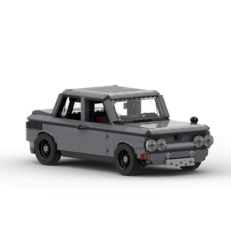 Vintage TTS Performance Racing Car MOC Building Kit | Sports Vehicle Model - 2